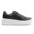 Tenis Feminino Vizzano C/ Cadarço Strass Preto Fume Preto