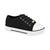 Tênis Flatform Preto Infantil Molekinha  Preto, Branco