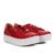 Tênis Flatform Somoda com Pingente Feminino Vermelho