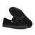 Tênis Iate Voe Elegante Clássico Slip On + Palmilha Anatômica Em Gel Black