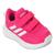 Tênis Infantil Adidas Tensaur Run  Feminino Rosa, Branco