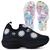 Tenis Infantil Calce Facil Meninas Escolar Casual + Chinelo Preto