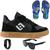 Tenis Infantil Casual Sapatenis Meninos Meninas Street Calce Facil + Chinelo Oculos Relogio Preto