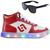 Tenis Infantil De Led Meninos Botinha Cano Alto Escolar Casual Basico + Oculos Vermelho