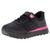 Tênis infantil feminino gloss jet kids - 550032 Preto, Rosa