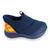 Tenis Infantil Masculino Baby Kidy Respi-tec Calce Facil Marinho, Laranja