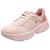 Tenis Infantil Menina Sneaker Conforto Brilho Pink Cats Gloss