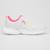 Tênis Infantil Slip On Fila Cano Baixo Gamer Branco, Rosa