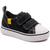 Tenis klin 259025000 freestyle menino infantil preto/amarelo Preto