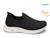 Tenis Kolosh Original Esportivo Feminino Slip On Calce Facil Dia A Dia Caminhada Confortavel Casual Lancamento Preto