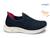 Tenis Kolosh Original Esportivo Feminino Slip On Calce Facil Dia A Dia Caminhada Confortavel Casual Lancamento Marinho