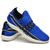 Tênis Masculino Caminhada Calce Fácil Cadarço Confortável Azul claro