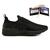 Tenis Masculino Casual Super Leve e Confortável + Carteira Schi, 490 preto, Preto, Carteira