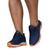 Tênis Masculino Esporte Caminhada Academia Cross  Azul, Laranja