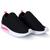 Tenis Meia Feminino Calce Facil Slip On Branco, Pink