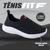 Tenis Meia feminino Preto Casual Confortável Original Meia fit preto branco