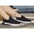 Tênis Meia FlareFlex Academia Dia a Dia Esporte Slip-On sem Cadarço Branco, Preto