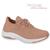 Tenis Meia Modare Knit Original Feminino Calce Facil Fascite Plantar Esporao Ortopedico Sapatenis Casual Dia A Dia Ultraconforto Nude