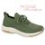 Tenis Meia Modare Knit Original Feminino Calce Facil Fascite Plantar Esporao Ortopedico Sapatenis Casual Dia A Dia Ultraconforto Verde salvia