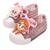 Tenis Mini Melissa Casual Polibolha Disney 33956 Rosa, Gliter