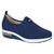 Tenis Modare Feminino Ultraconforto Casual Gel Tech Macio Marinho