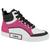 Tenis Moleca Botinha Cano Alto Feminino Casual Pink