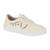 Tenis Moleca Feminino Casual Basico Detalhe Strass Flatform Branco off