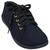 Tênis Moleca Feminino Lona Sider Desfiado Basic Casual Preto