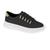 Tenis moleca passador strass casual ad fem 5809.101 Preto