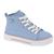 Tênis Molekinha 2565.102 Bota Cano Baixo Cadarço Sneaker Menina Infantil Azul