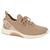 Tenis Ortopedico Modare Gel Feminino Casual Conforto Knit Bege