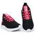 Tênis Para Musculação Feminino Caminhada Lançamento Bf Shoes Preto, Pink