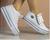 Tenis Plataforma Via Star Shoes ref. 1000 Varias Cores Branco