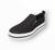 Tênis Quiz Slip On Conforto Casual Calce Fácil Moderno Fem Preto