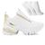 Tênis Ramarim Sneaker Casual + 3 Pares de Meias Branco, Dourado
