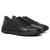 Tênis Sapatenis Jota Pe Casual Masculino Air Canyon Urbano Couro Legitimo Confortável Cadarço 86601 Preto all black