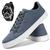 Tenis sapatenis masculino casual social cadarço confortavel 37 ao 44 + RELOGIO St 171, Relogio chumbo