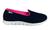 Tenis Sapatilha slip-on Sem Cadarço Actvitta Confortavel Marinho, Pink