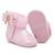 Tênis Sapatinho Feminino Infantil Bebê Casual Menina Elegante Kids Prático Botinha rosa