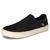 Tênis Slip On Masculino Couro Acostamento Preto