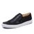 Tênis Slip On Masculino Couro Liso Forro de Couro Berlutini Preto