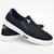 Tênis Slip On Masculino Polo Joy Lona Confortável Preto, Branco