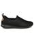 Tênis slip on todo preto elastano laser usaflex  af0607 Preto