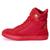 Tenis Sneaker Feminino  Botinha Treino Academia Cano Alto Vermelho