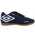 Tênis Umbro Futsal Ultraskin JR Infantil Marinho, Branco