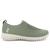 Tenis usaflex slip on tricot monograma Verde