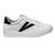 Tênis Via Marte Casual Feminino Branco Preto 064-002-01 Branco