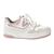 Tenis Via Marte Feminino Nobuck Branco Bege 042-004-06 Rosa