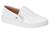 Tênis Vizzano Feminino Slip On Sem Cadarço Conforto Branco