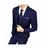 Terno Executivo Slim Corte Italiano De Luxo (calça E Blazer) 7 Cores - Shopping do Terno Azul marinho